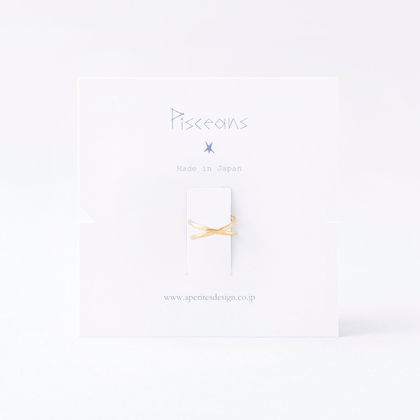 ISE036 :ウェーブクロスイヤカフ