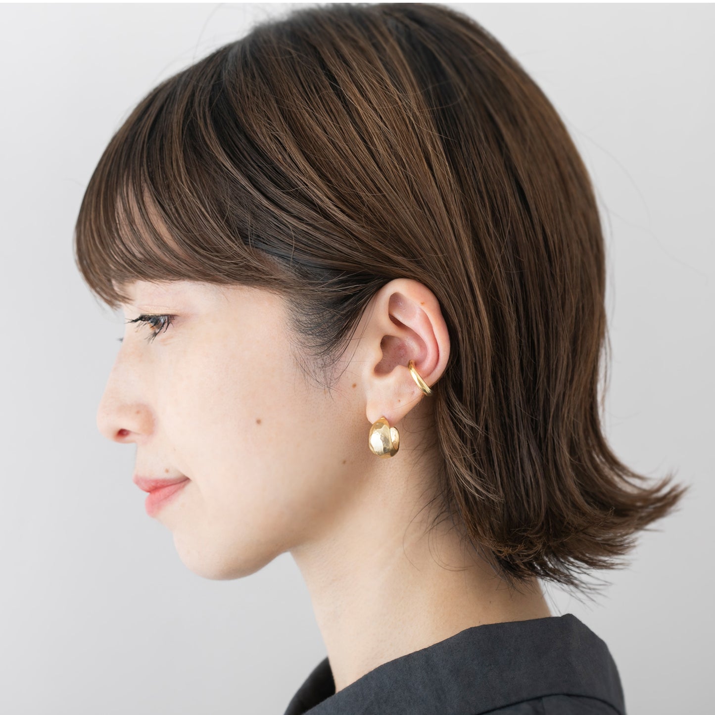 IAE088 :ツチメアラウンドハンマーイヤカフ