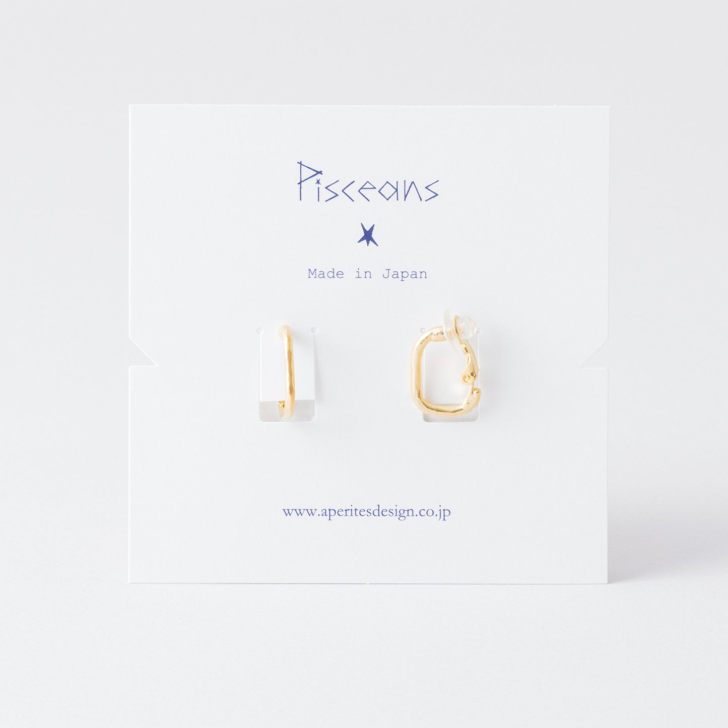 CSE124:スクエアフープイヤリング