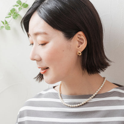 GAN140：レシンパールショートネックレス