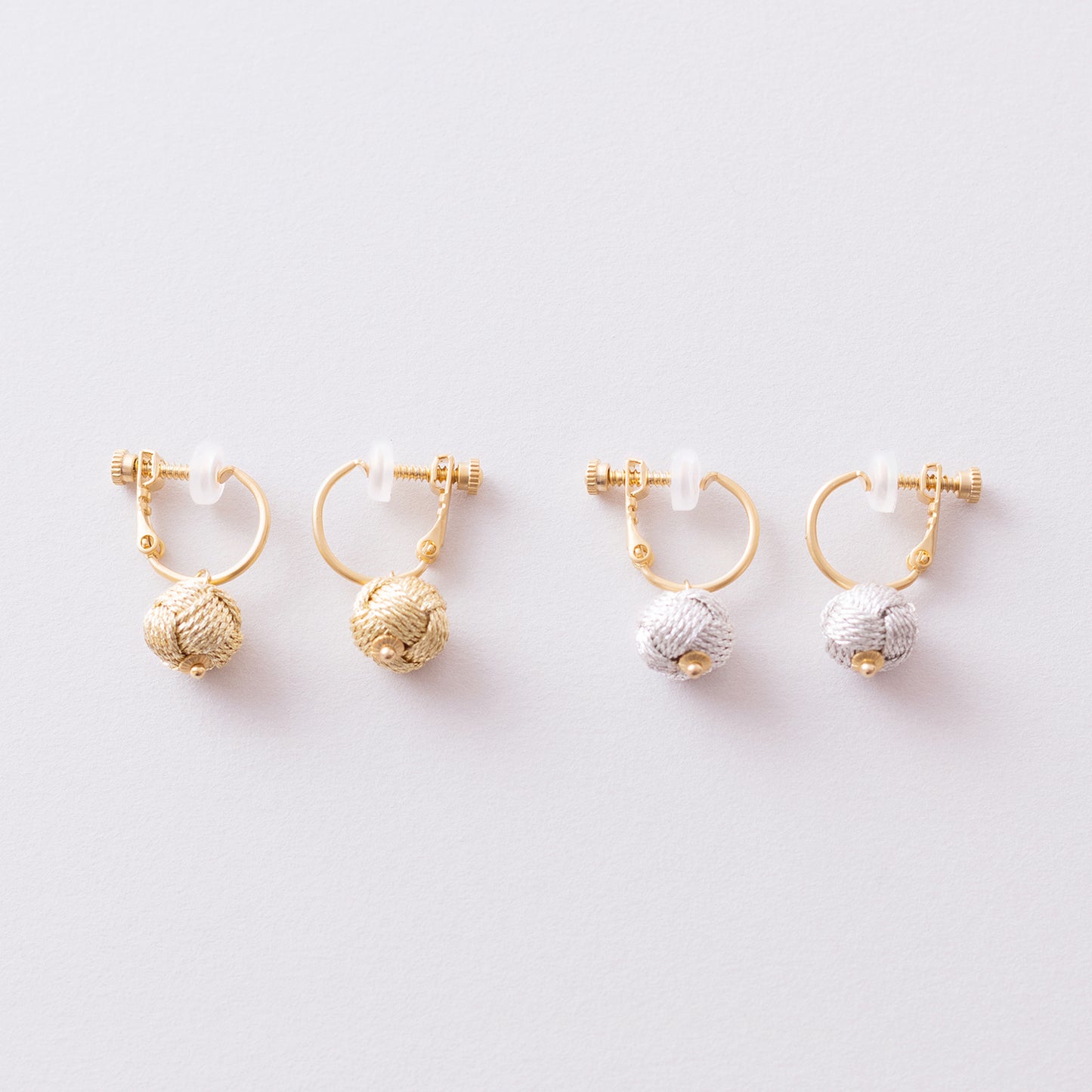 GAE101 : おだまきフープイヤリング