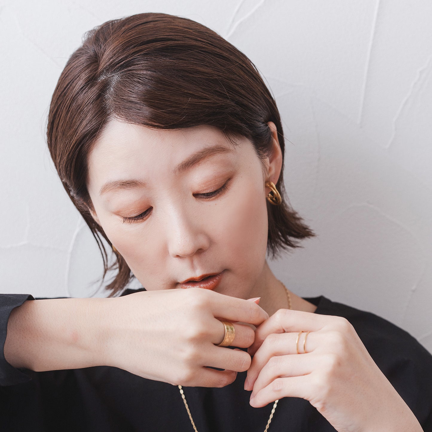 GAR820：ツチメツインラインリング（SV925）