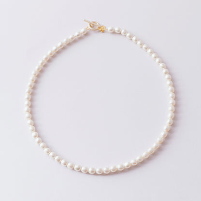 GAN140：レシンパールショートネックレス