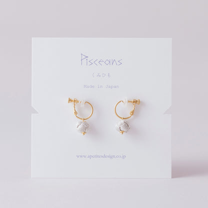 GAE101 : おだまきフープイヤリング