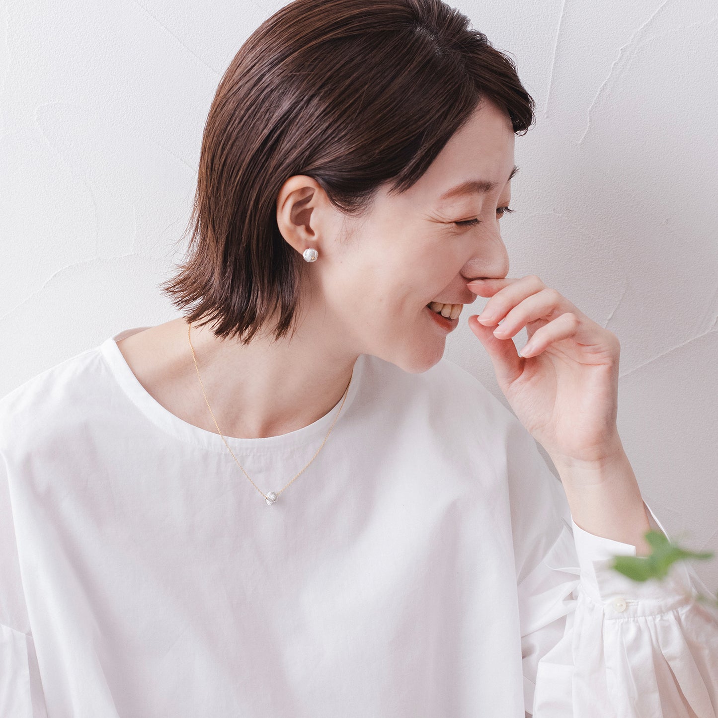 GAE101 : おだまきフープイヤリング